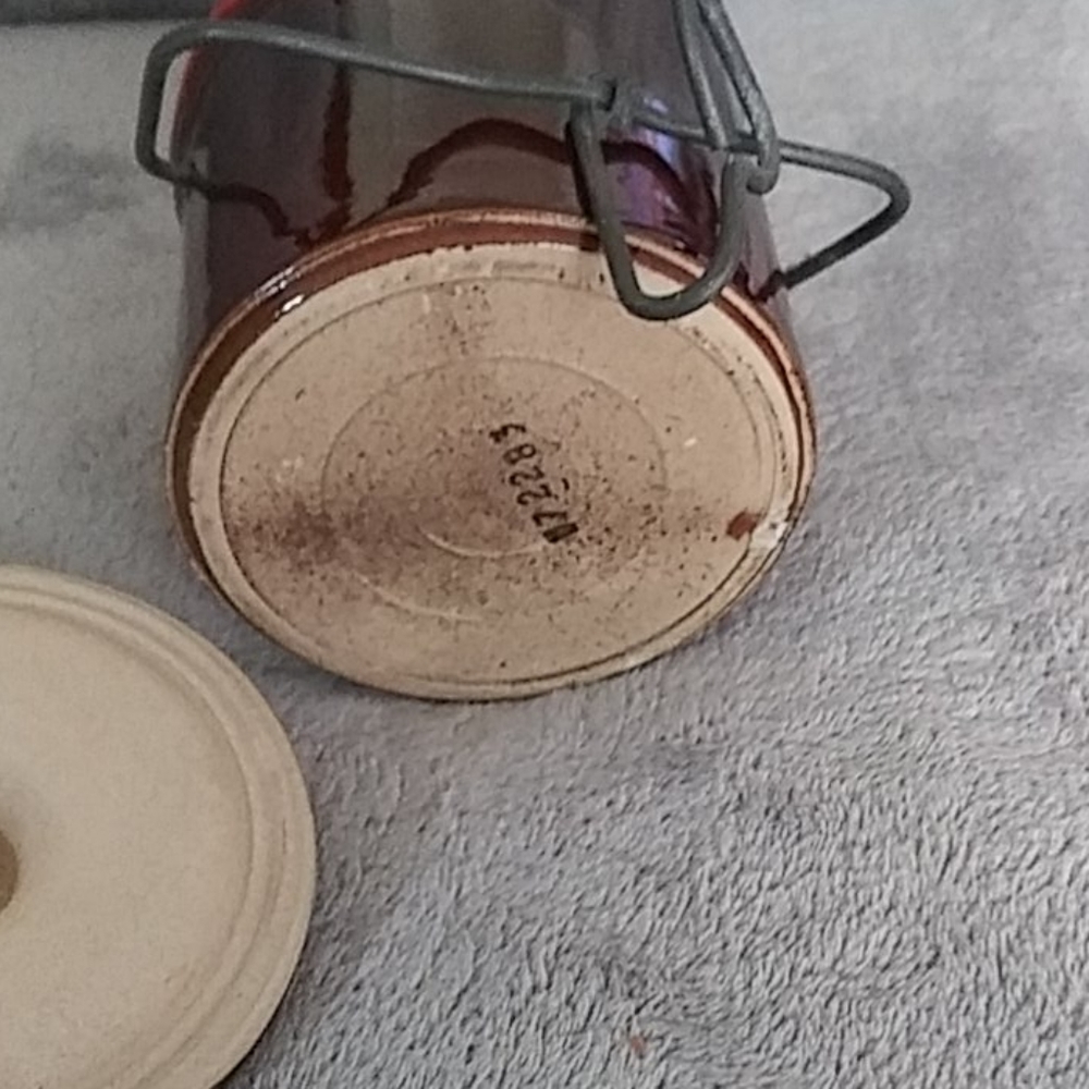 Ceramic stoneware jar - Picture 4 of 4